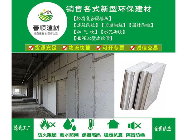 GRC板，ALC板與輕質(zhì)復(fù)合隔墻板批發(fā)